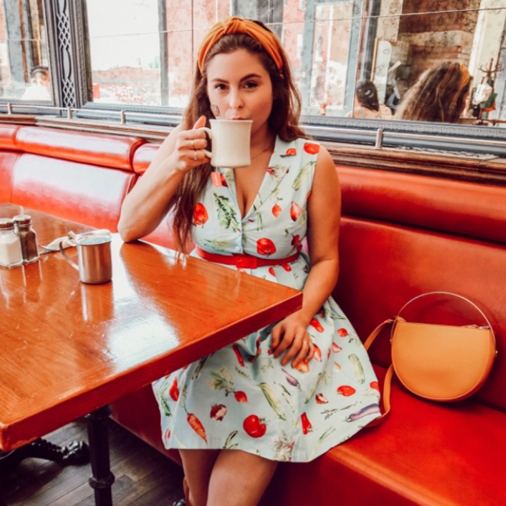 Rare ModCloth retro vegetable dress NWOT